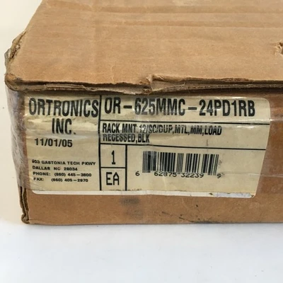 NEW Ortronics Inc. OR-625MMC-24PD1RB