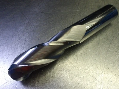 Kyocera/SGS 25mm 3 Flute Carbide Ballnose Endmill 25mm Shank 43596 (LOC336)
