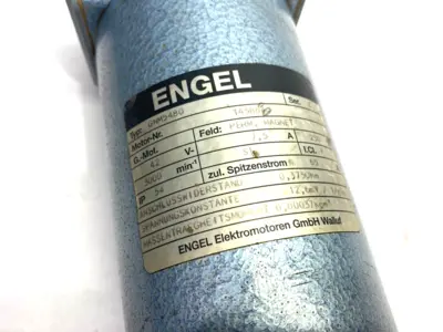 USED ENGEL SER. E PERMANENT MAGNET DC MOTOR 3000RPM 7.5A 42V 250W