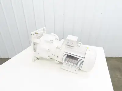 Egger Turo T51-80 VF6 Vortex Slurry Pump Recessed Impeller Metric Flange 4Hp 3PH