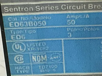 USED SIEMENS ED63B050