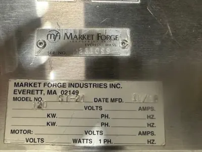 195-0012 Market Forge Natural Gas 24 Pan Convection Steamer