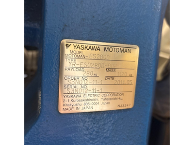 USED 2014 YASKAWA MOTOMAN ES280D