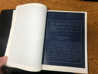 2810-385 Lienhard & Co. La Chaux-De-Fonds (Switzerland) Guilloche Engine Turning & Brocading “The Holy Grail” Book 84 Pages + Handwritten Notes COPY