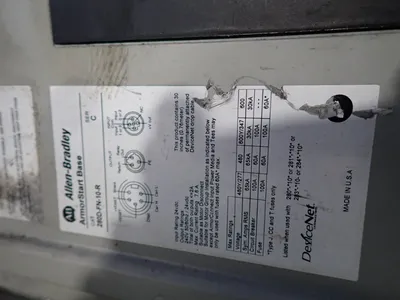 Used ALLENBRADLEY 280DF12710CGRW3P1 Starters Ohio US | HGR 24 #883904