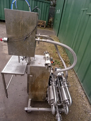 5 L S/S SP Twin Head Pneumatic Filler Type SPD 5000