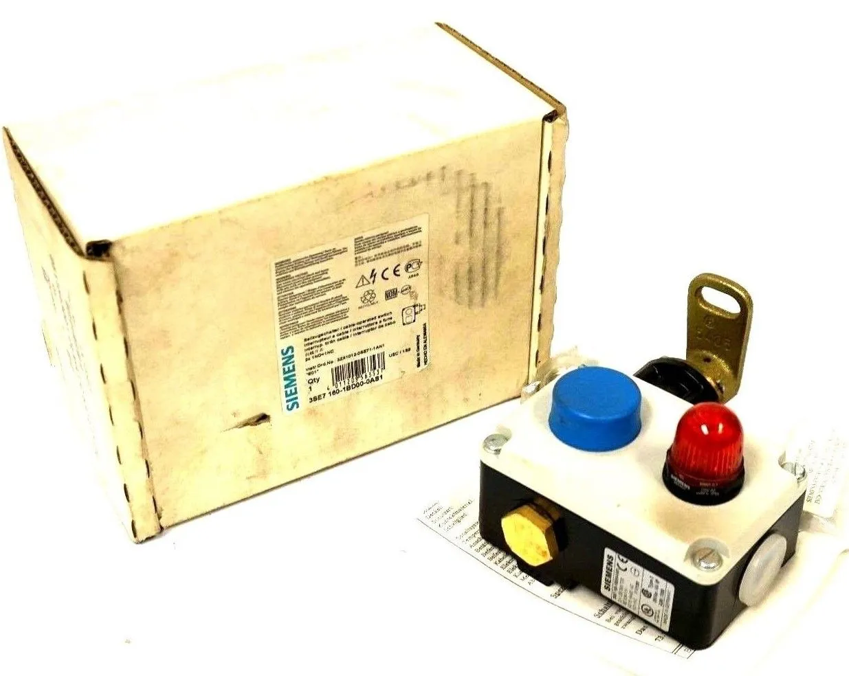 NEW SIEMENS 3SE7 160-1BD00-0AS1 ROPE SWITCH 3SE71601BD000AS1