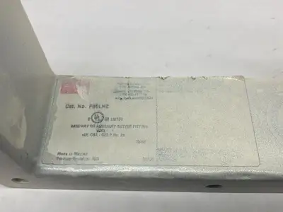 USED HOFFMAN NVENT WIREWAY NIPPLE LAY-IN HINGED COVER 6" X 6" PAINTED WHITE