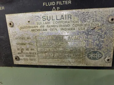USED 1985 SULLAIR 50 HP