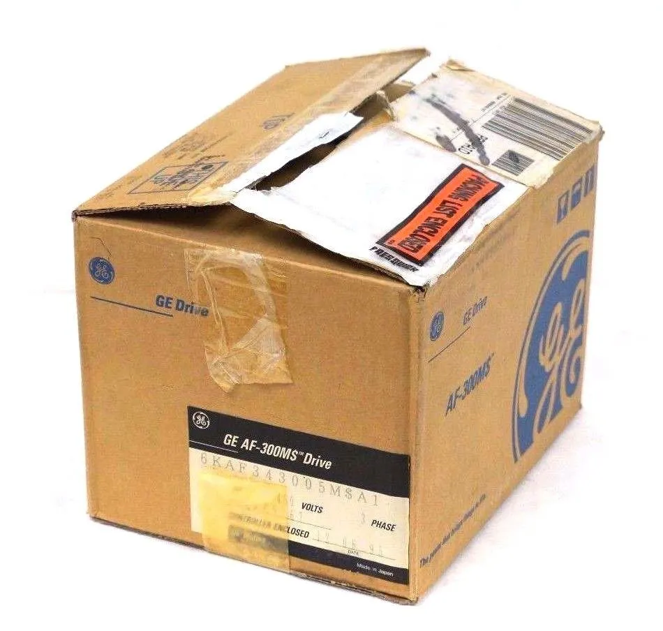 NEW GENERAL ELECTRIC 6KAF343005MS-A1 DRIVE 5HP, 460V, 6KAF343005MSA1