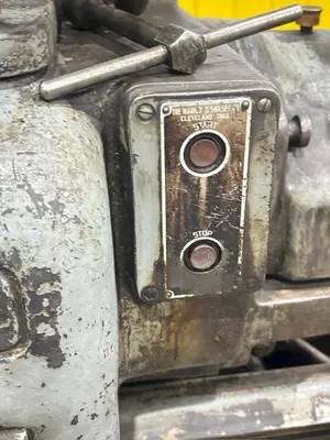#2A WARNER & SWASEY MODEL #M-510 TURRET LATHE WITH BAR FEED: YOBRO #24459