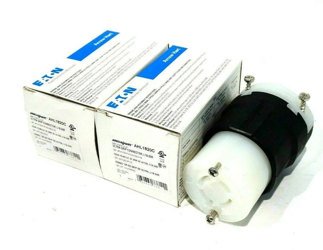 2 NEW EATON ARROW HART AHL1820C CONNECTORS