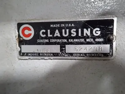USED CLAUSING 1666