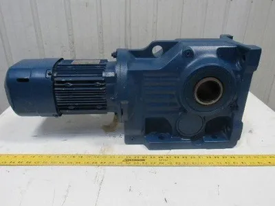 SEW Type  KH87BDRE90L4BE5/TF 2HP 147.32RPM  Electric Gear Motor 277/480V 3Ph