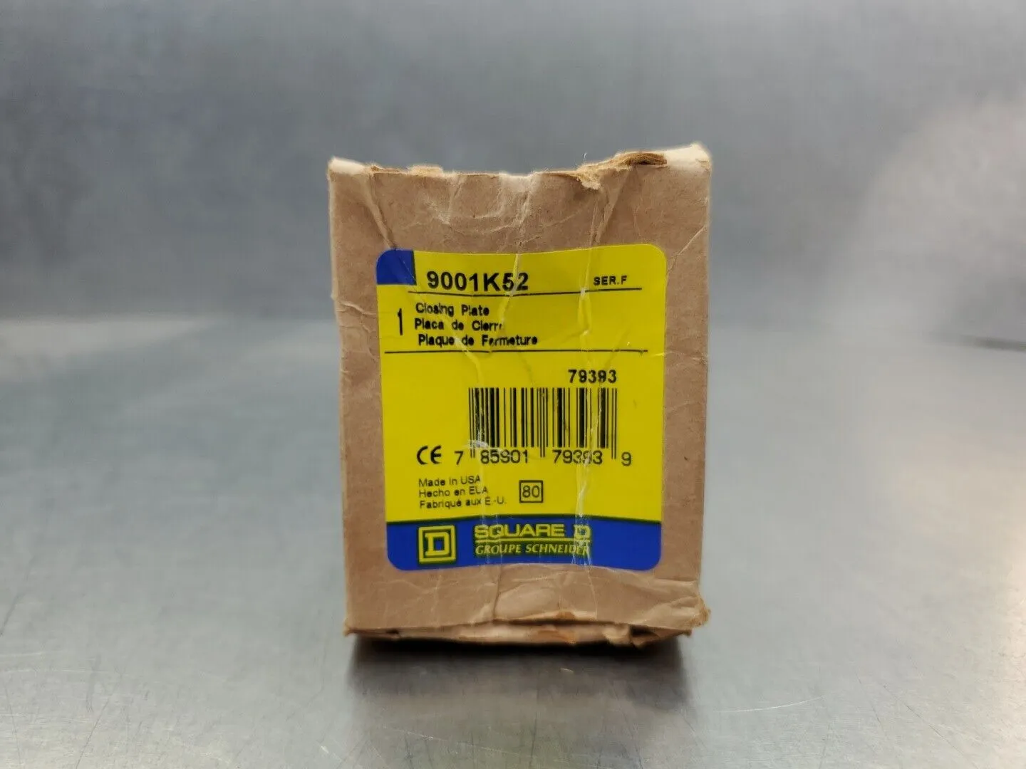 Square D 9001K52 Ser. F Closing Plate. 4C-23