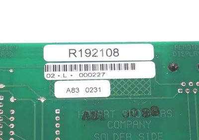 NEW HOBART 192108 DISPLAY CARD R192108