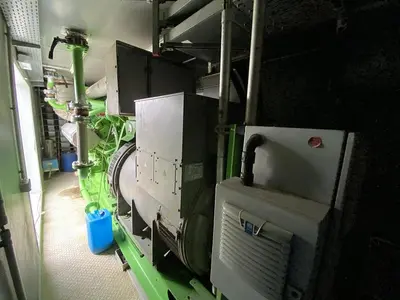 USED HEAT AND POWER PLANT WITH AN ABSORPTION CHILLER 850 KW