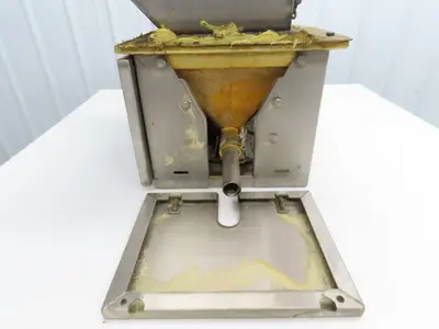 Accu-Rate Volumetric Screw Feeder 1" Auger Stainless Hopper 18x18" 90VDC