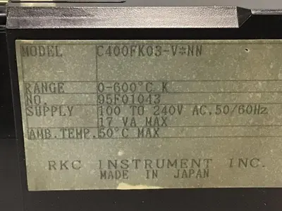 USED RKC REX-C400FK03VNN