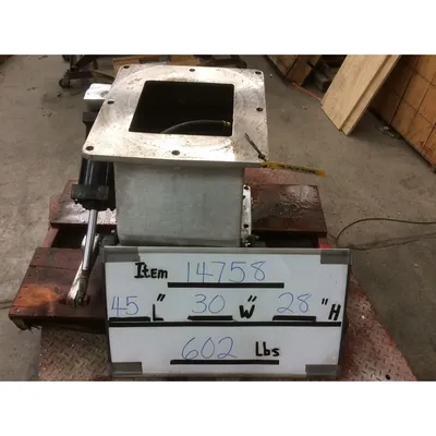 Used 1222 Plattco Flapgate Single Dump Valve