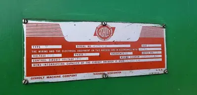 USED GISHOLT 2U