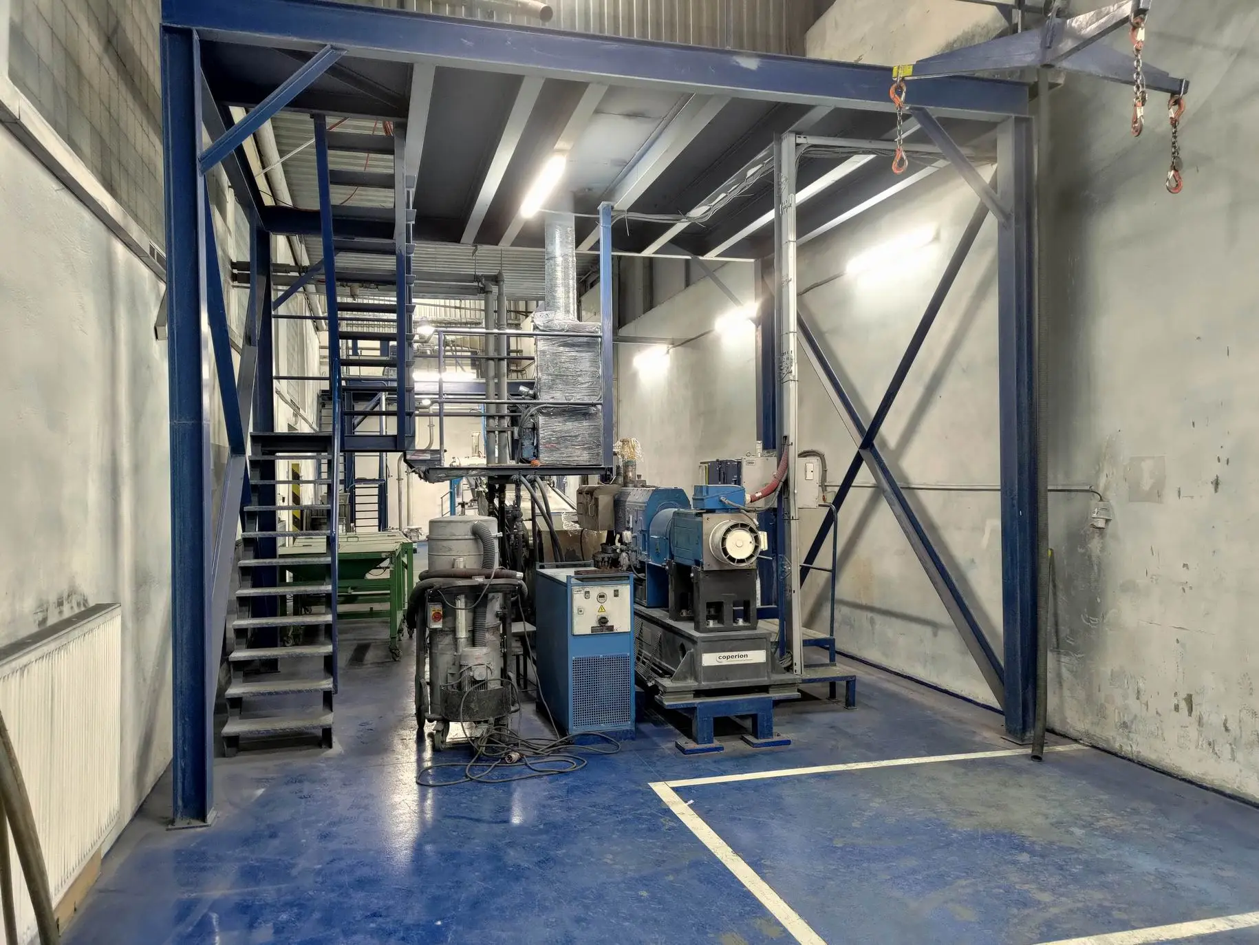 Powder Paint Production Line With Coperion Model ZSK 43 MV Extruder