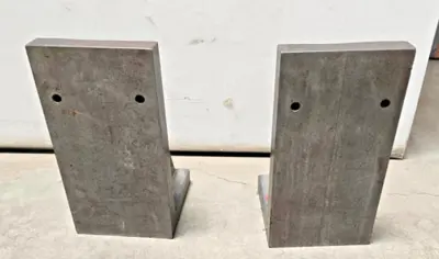 2 Pcs Pair Angle Block 6" x 12" x 6" Machinist Tool Milling Precision