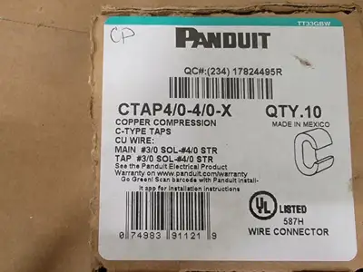 NEW PANDUIT CTAP4/0-4/0-X
