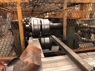 USED POLYPAL ROLLFORMING LINE FOR PALLET RACKS (2)