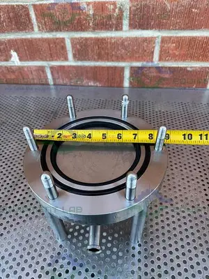 Stainless Steel  142mm High Press Membrane Disc Filter Housing w/ Valve and Hose
