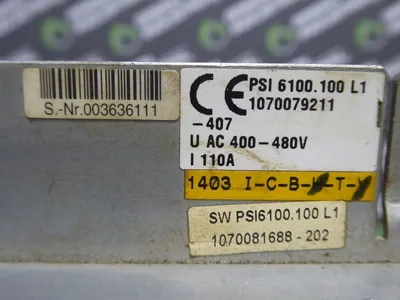 Bosch PSI 6100.100L1 Power Supply Unit 1070079211-407 Used