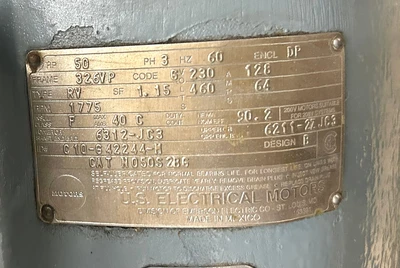 USED U.S. ELECTRICAL 50 HP