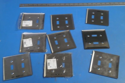 NEW Bryant 2-Gang Toggle Device Switch Wallplate