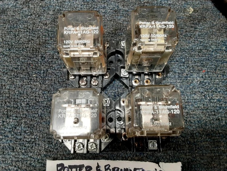 Used Potter and Brumfield KRPA-11AG-120 RELAY Relays & Switches Arizona US | ASSET CONVERSION SPECIALISTS, INC. #306365