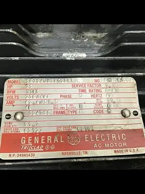 USED GENERAL ELECTRIC 5K324JL3052DPF2