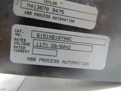 ABB 6151NB10700C Interface Chassis Module 117V