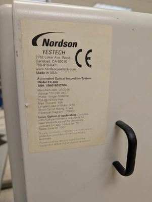 USED 2018 YESTECH NORDSON FX-940
