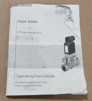 NEW Burkert 5282A40,0