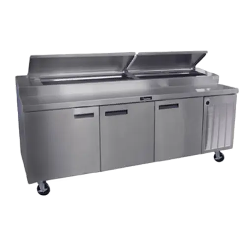 Delfield 18699PTBMP 99" Pizza Prep Table W/ Refrigerated Base, 115v