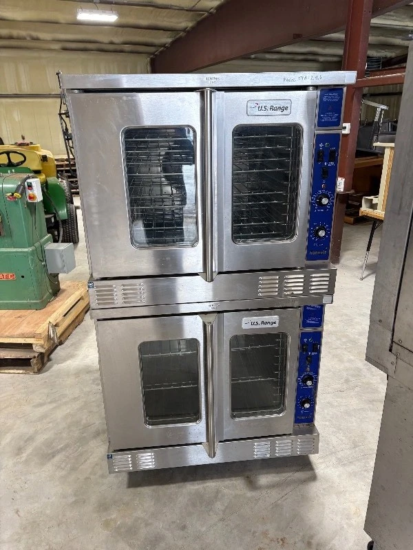 Commercial Stainless Steel Convection Ovens – Double Stack
