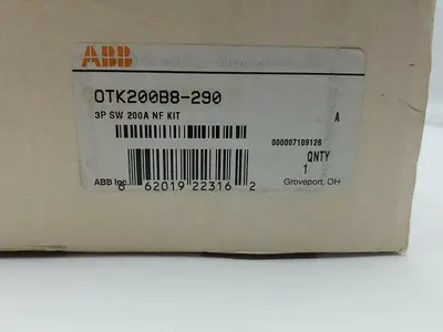 New | in-Stock ABB OTK200B8-290 Disconnects Michigan US | ND Industrial Surplus #1208230