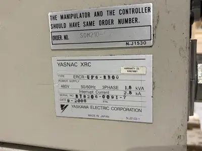 Used Yaskawa UP6 Robot Controller System, Teach Pendant, Cables Robots Michigan US | Maverick Industrial Sales #1401824