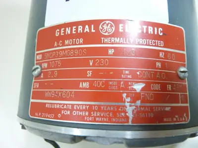USED GENERAL ELECTRIC / GE 5KCP39MG89OS