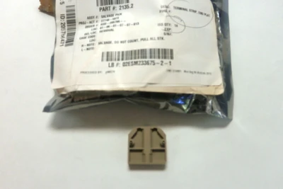 New, Unused Terminal Strip 1EH1 End Plates (lot of 14)
