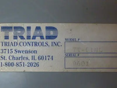 USED TRIAD CONTROLS INC TT-01NL