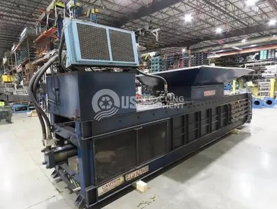 Used 2005 MAX PAK HCE 4872 CLOSED DOOR HORIZONTAL BALER Balers Indiana US | US Recycling Equipment #1399315