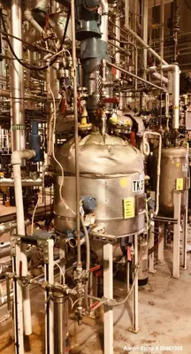 Used Gaspar 30-Gallon Reactor – 316L SS, 150 PSI, 5 HP Chemineer Agitator