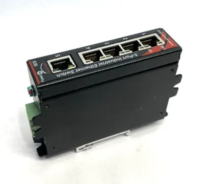 USED HMS NETWORKS SIXNET ® UNMANAGED 5-PORT INDUSTRIAL ETHERNET SWITCH