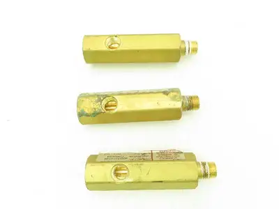 CONCOA 502-2010 Brass Purge Valve Right Side Inlet 1/4" NPT  Lot of 3