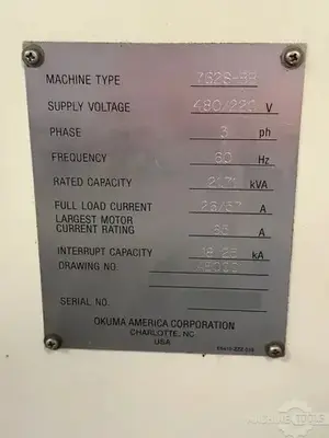 Used 1998 OKUMA CROWN 762SBB CNC Lathes Arizona US | KD Machinery #1310856